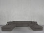 8 - Seat Modular Double Lounger U - Sectional - 7th Avenue