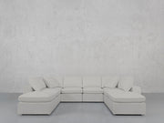 8 - Seat Modular Double Lounger U - Sectional - 7th Avenue