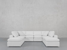 8 - Seat Modular Double Lounger U - Sectional - 7th Avenue