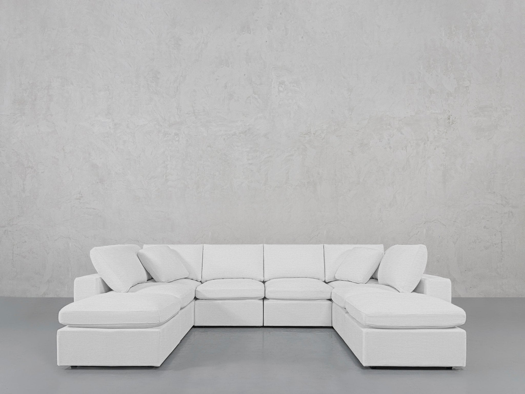 8 - Seat Modular Double Lounger U - Sectional - 7th Avenue