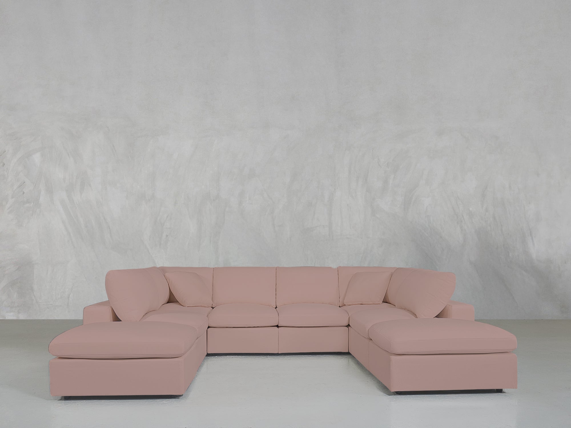 8 - Seat Modular Double Lounger U - Sectional - 7th Avenue