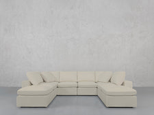8 - Seat Modular Double Lounger U - Sectional - 7th Avenue