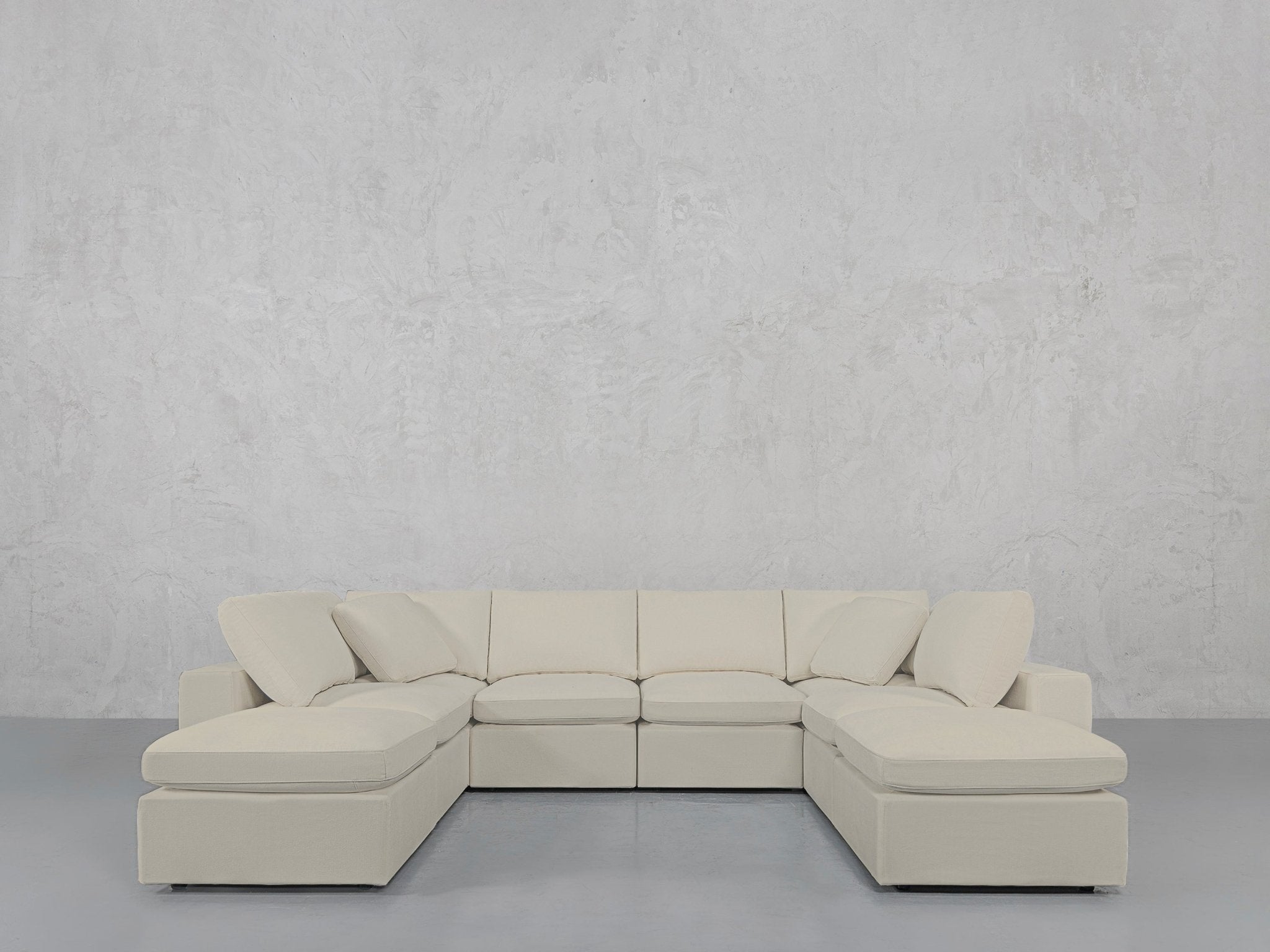 8 - Seat Modular Double Lounger U - Sectional - 7th Avenue