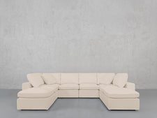 8 - Seat Modular Double Lounger U - Sectional - 7th Avenue