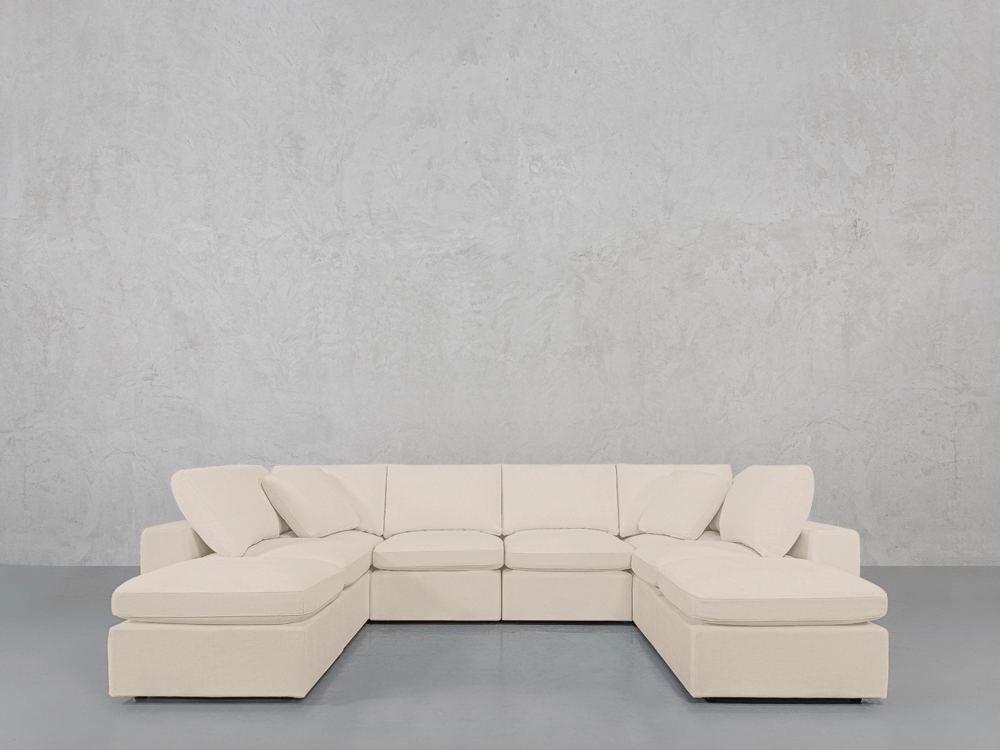 8 - Seat Modular Double Lounger U - Sectional - 7th Avenue