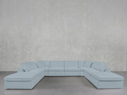 8 - Seat Modular Double Lounger U - Sectional - 7th Avenue