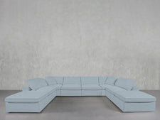 8 - Seat Modular Double Lounger U - Sectional - 7th Avenue