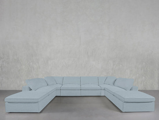 8 - Seat Modular Double Lounger U - Sectional - 7th Avenue