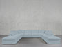 8 - Seat Modular Double Lounger U - Sectional - 7th Avenue
