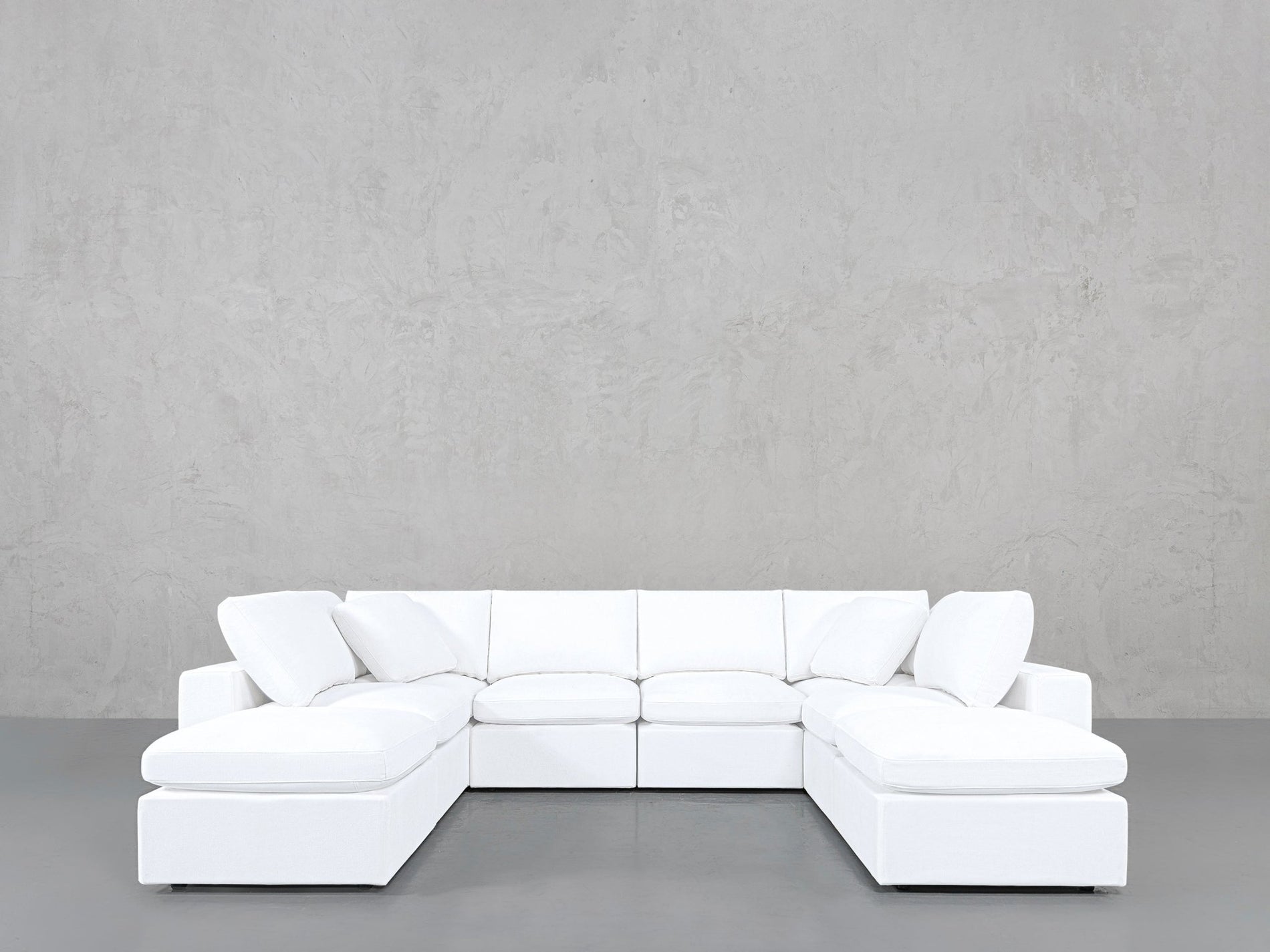 8 - Seat Modular Double Lounger U - Sectional - 7th Avenue