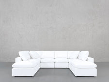 8 - Seat Modular Double Lounger U - Sectional - 7th Avenue