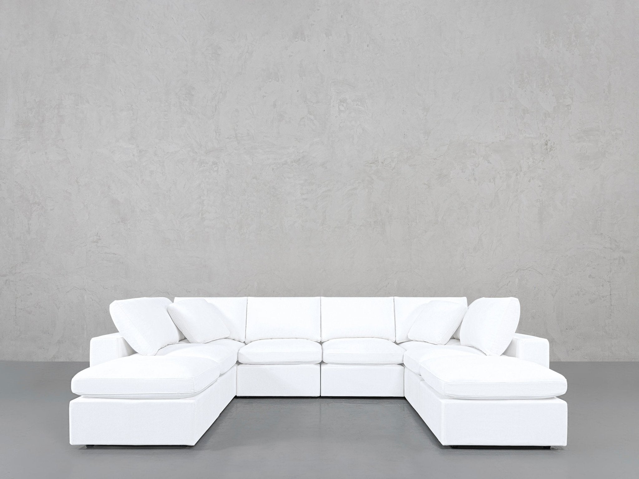 8 - Seat Modular Double Lounger U - Sectional - 7th Avenue