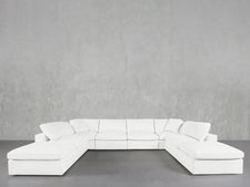 8 - Seat Modular Double Lounger U - Sectional - 7th Avenue