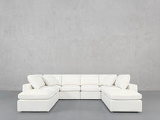 8 - Seat Modular Double Lounger U - Sectional - 7th Avenue