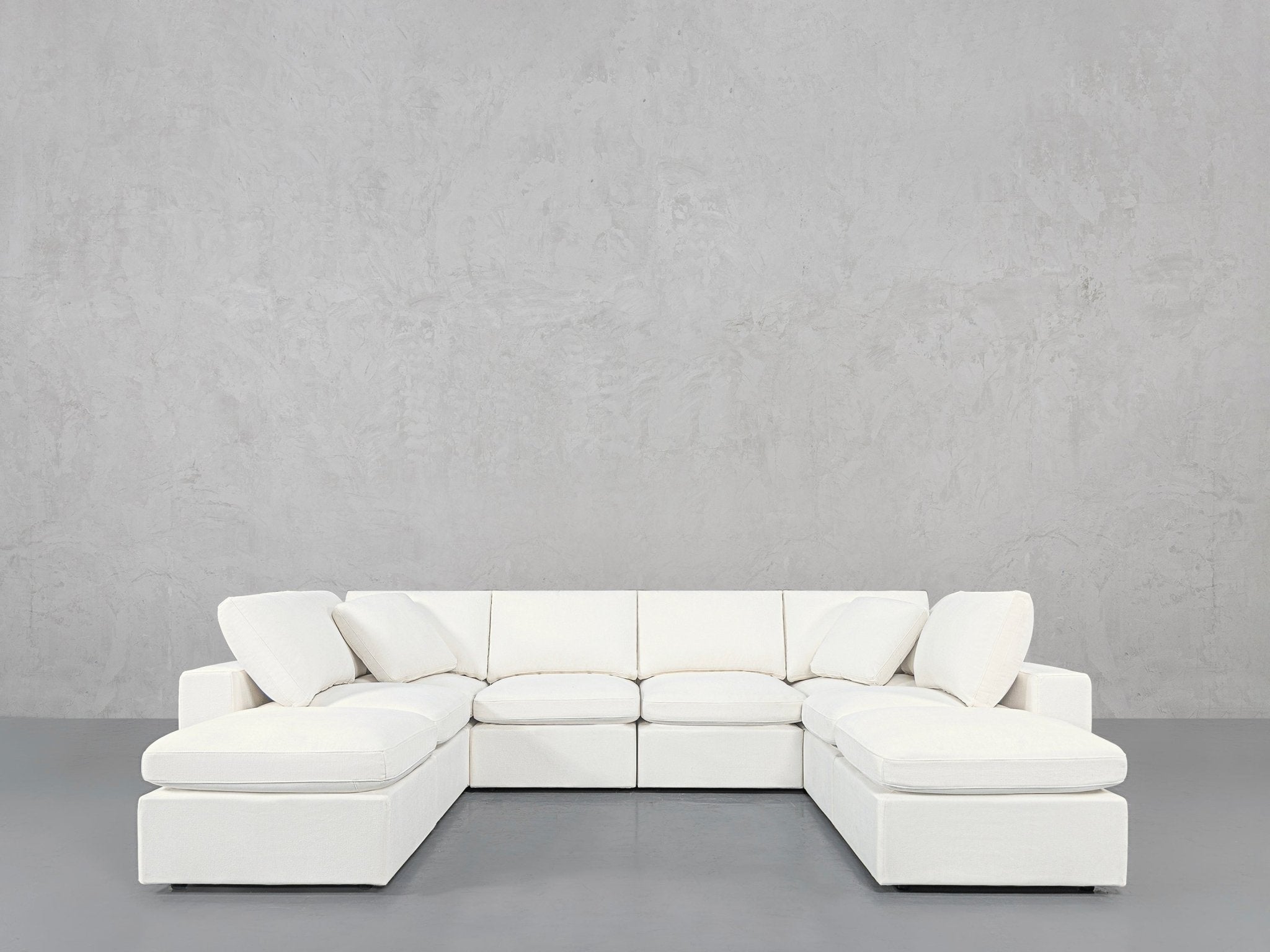 8 - Seat Modular Double Lounger U - Sectional - 7th Avenue