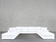 8 - Seat Modular Double Lounger U - Sectional - 7th Avenue