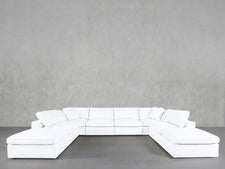 8 - Seat Modular Double Lounger U - Sectional - 7th Avenue