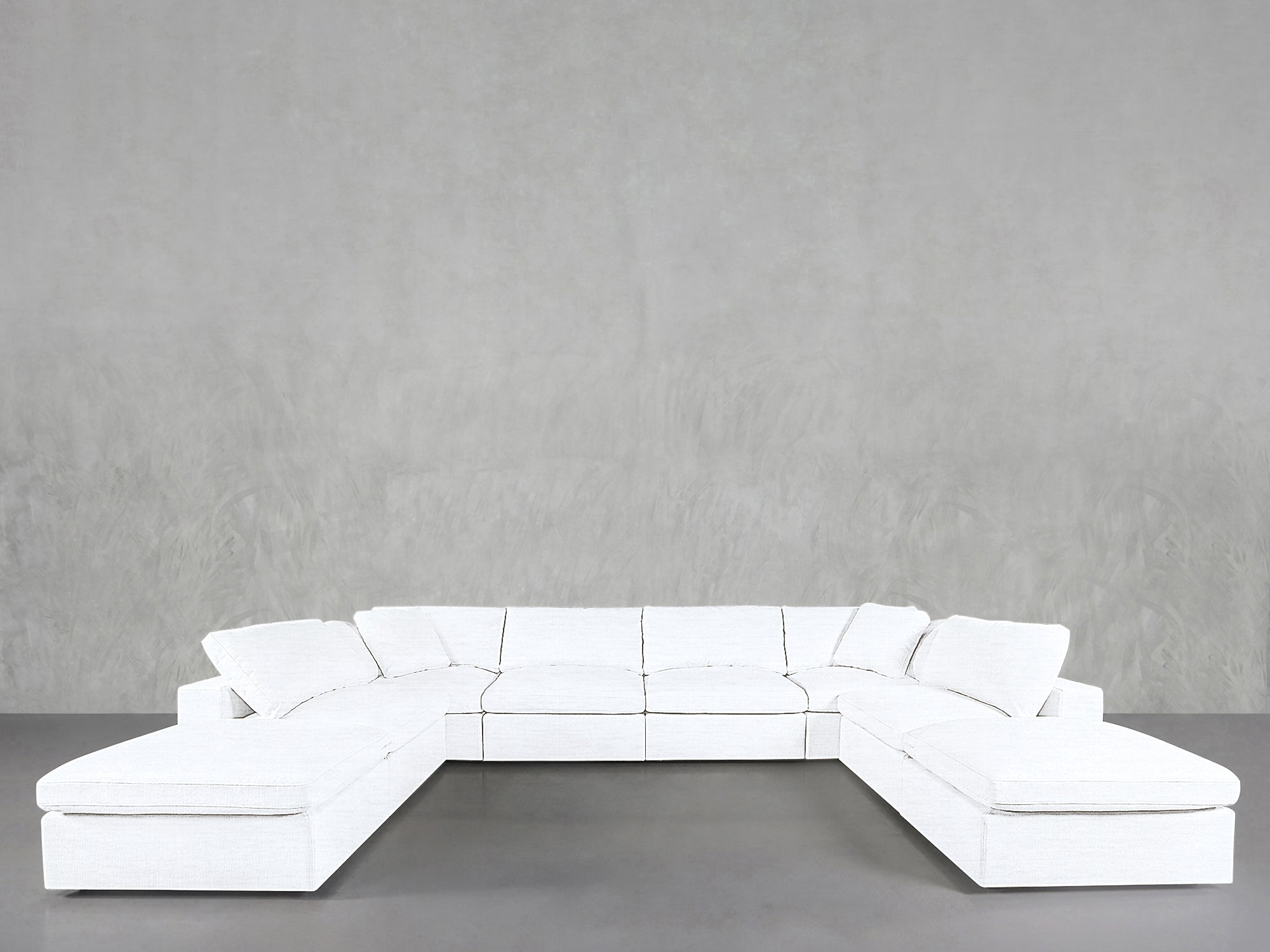8 - Seat Modular Double Lounger U - Sectional - 7th Avenue