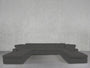 8 - Seat Modular Double Lounger U - Sectional - 7th Avenue