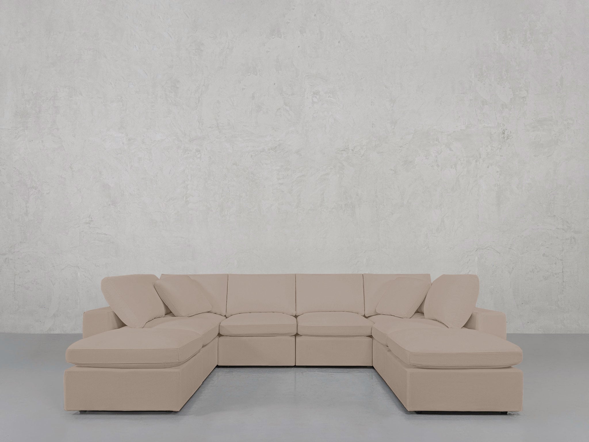 8 - Seat Modular Double Lounger U - Sectional - 7th Avenue