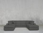8 - Seat Modular Double Lounger U - Sectional - 7th Avenue