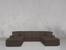 8 - Seat Modular Double Lounger U - Sectional - 7th Avenue