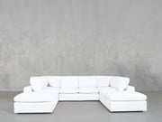 8 - Seat Modular Double Lounger U - Sectional - 7th Avenue