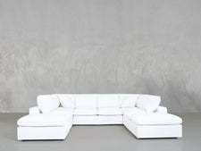 8 - Seat Modular Double Lounger U - Sectional - 7th Avenue