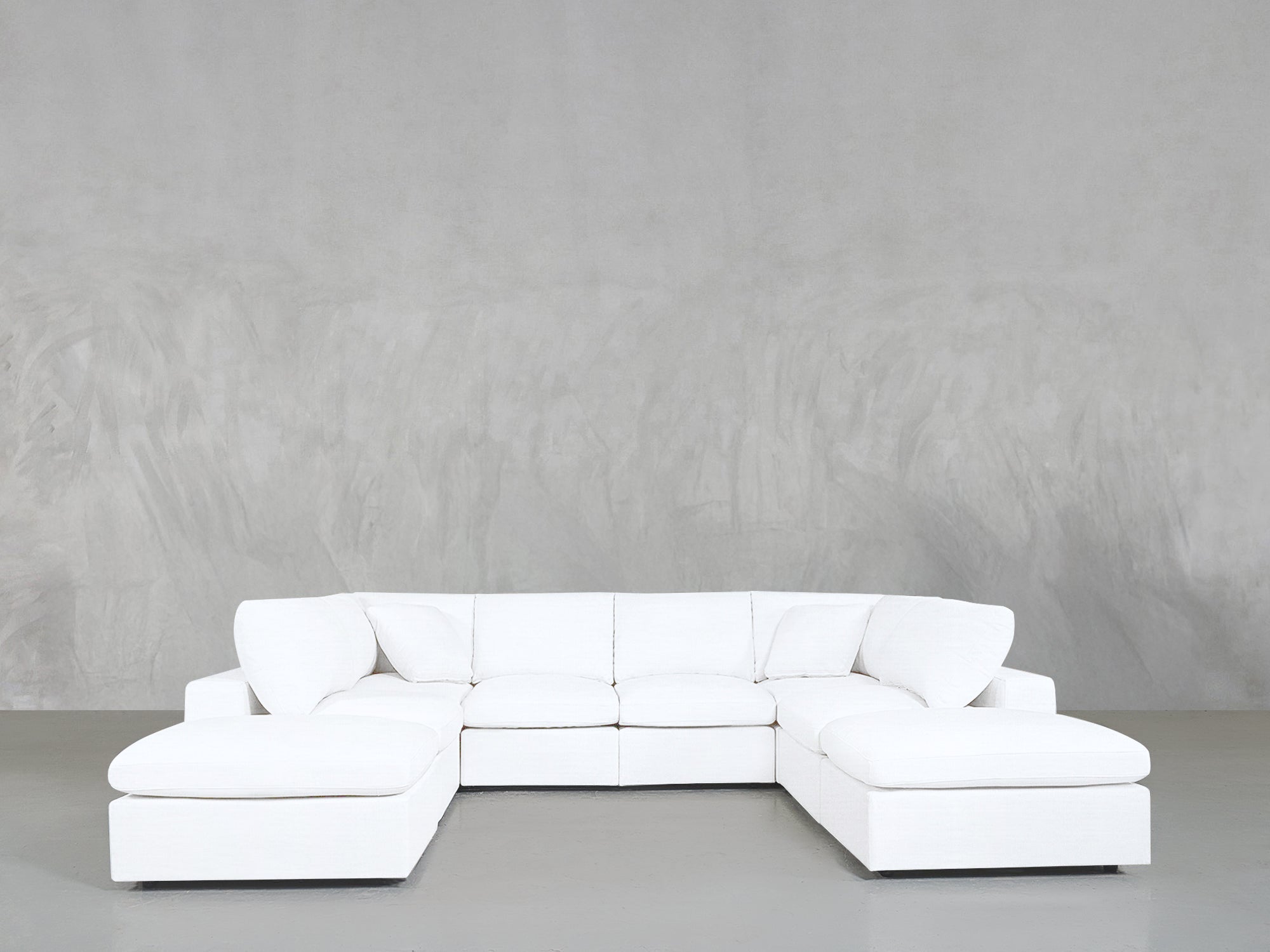 8 - Seat Modular Double Lounger U - Sectional - 7th Avenue