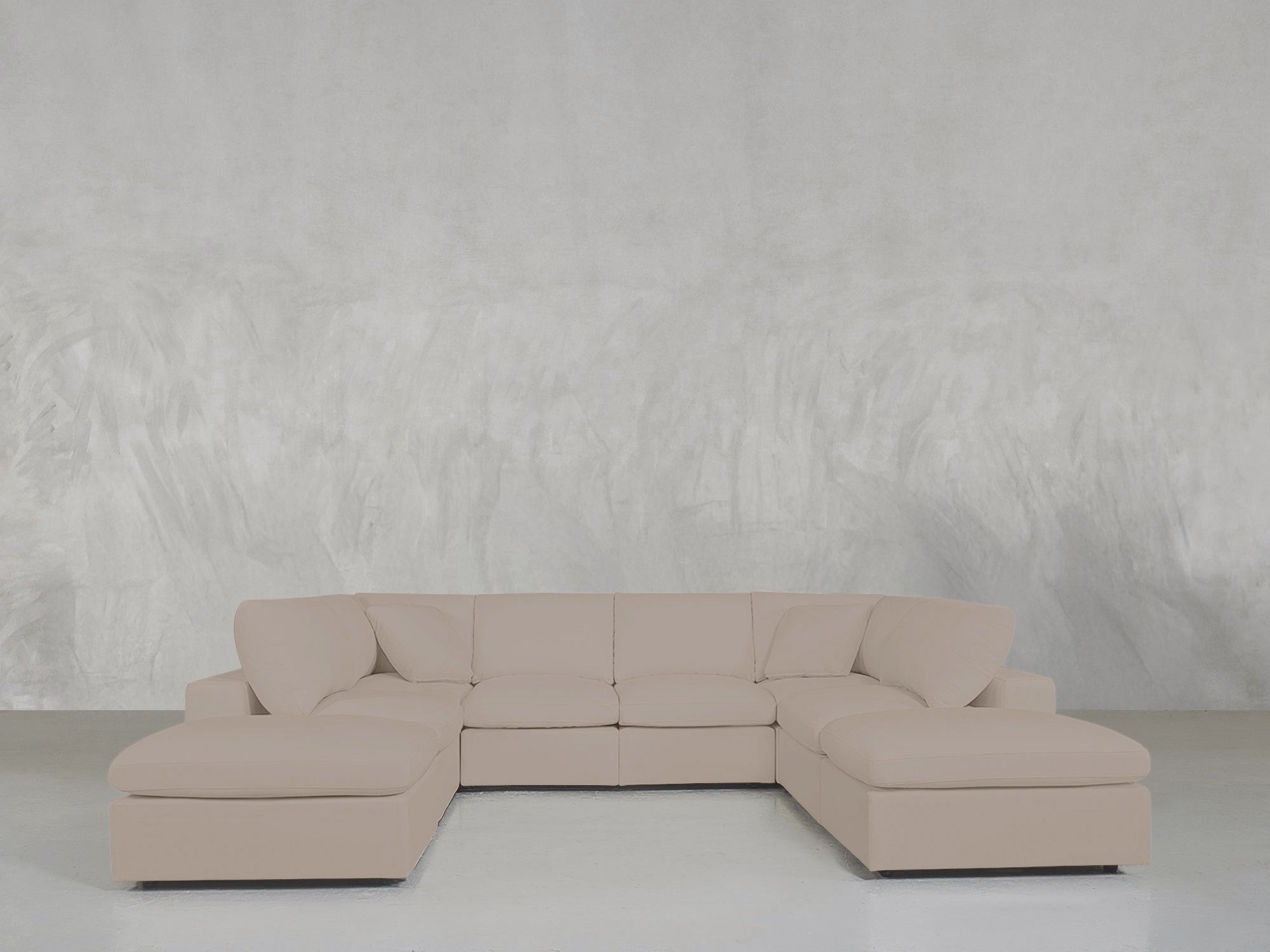 8 - Seat Modular Double Lounger U - Sectional - 7th Avenue