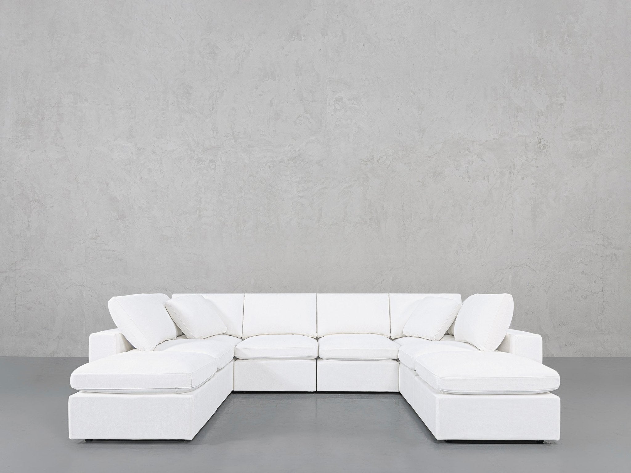 8 - Seat Modular Double Lounger U - Sectional - 7th Avenue