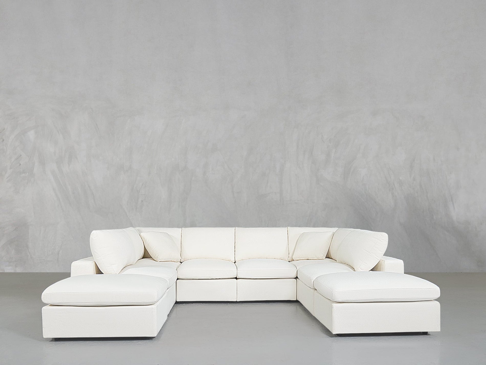 8 - Seat Modular Double Lounger U - Sectional - 7th Avenue