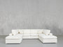 8 - Seat Modular Double Lounger U - Sectional - 7th Avenue