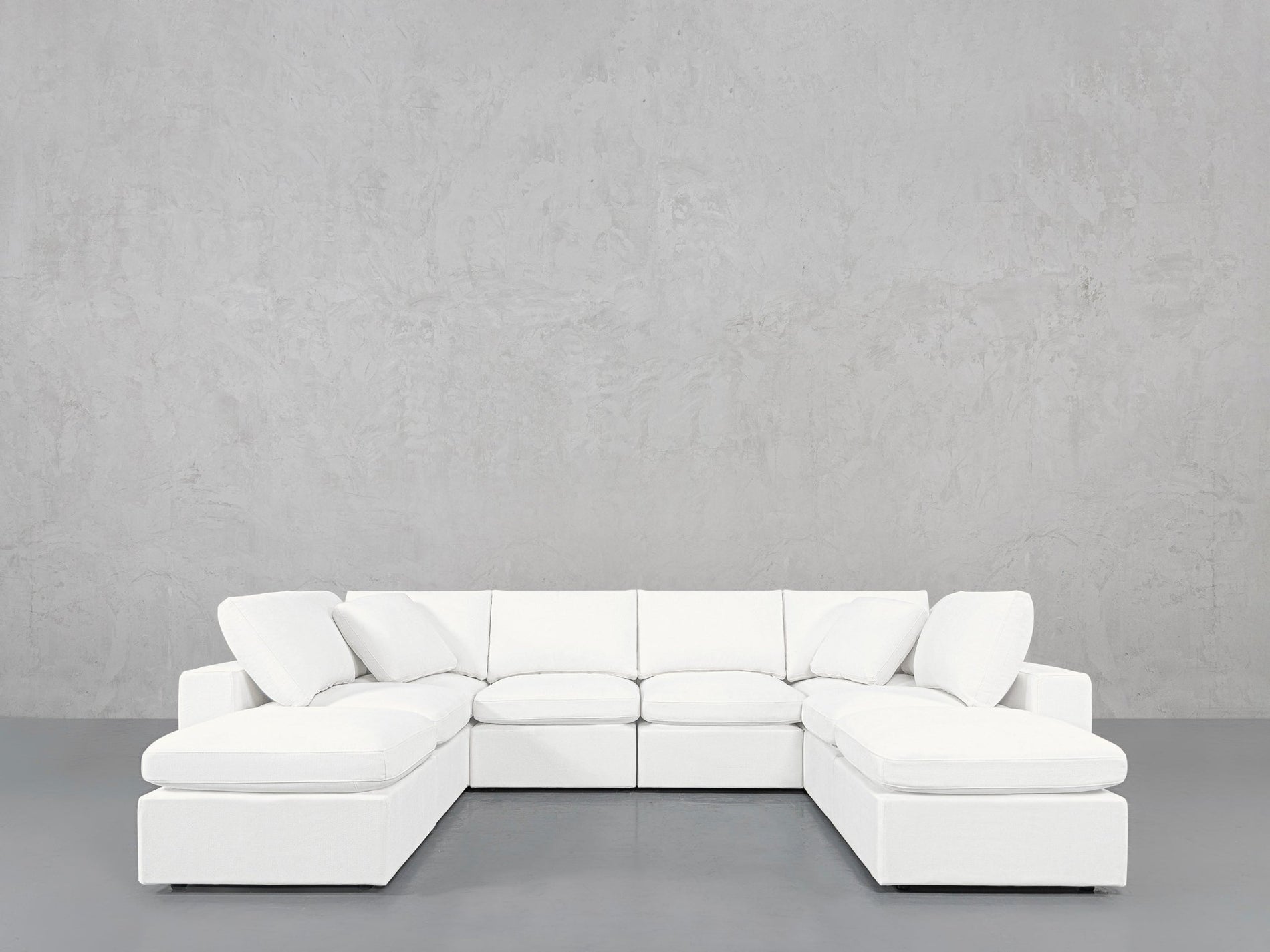 8 - Seat Modular Double Lounger U - Sectional - 7th Avenue