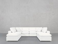 8 - Seat Modular Double Lounger U - Sectional - 7th Avenue