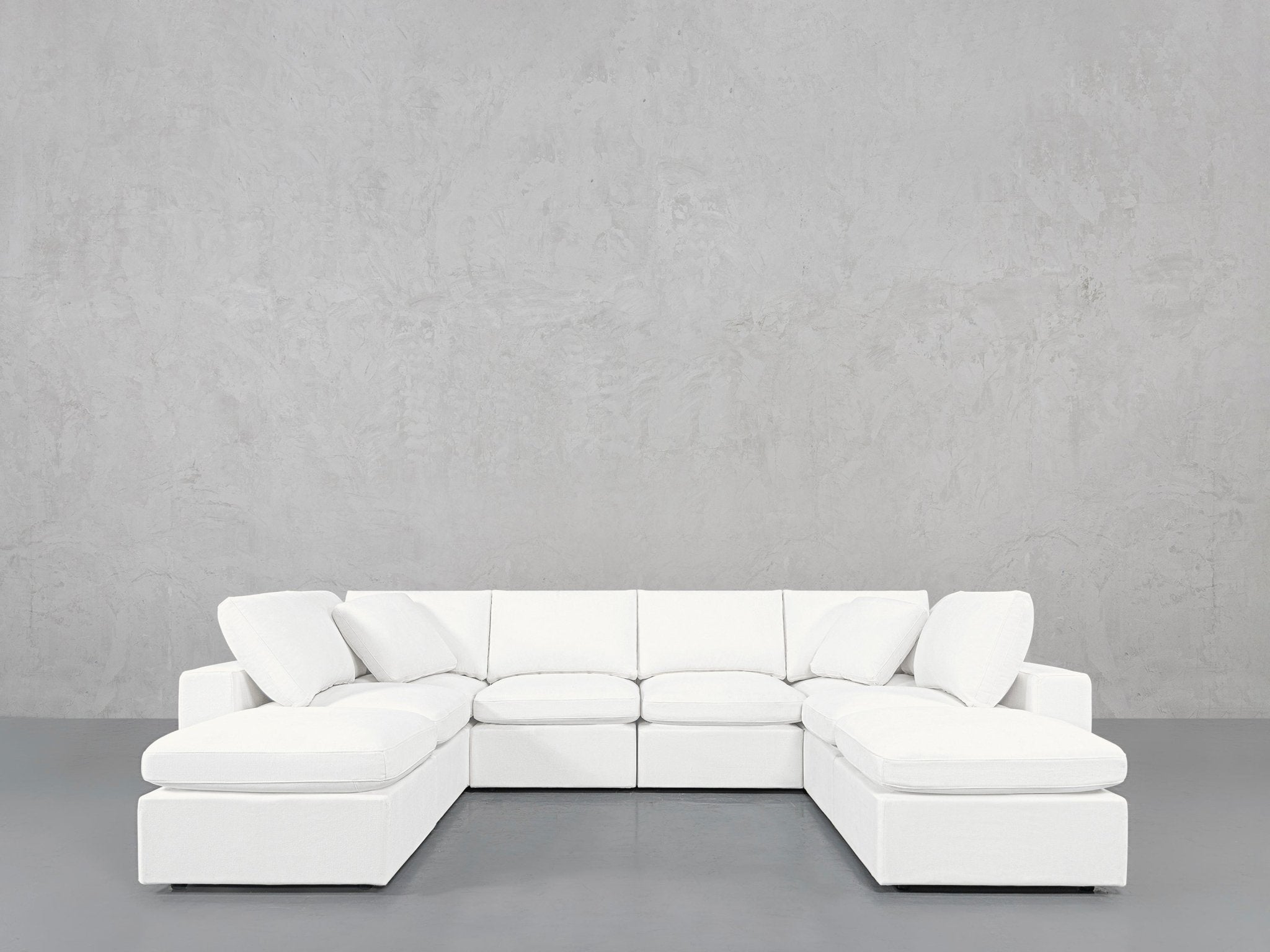 8 - Seat Modular Double Lounger U - Sectional - 7th Avenue