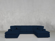 8 - Seat Modular Double Lounger U - Sectional - 7th Avenue