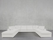 8-Seat Modular Double Lounger U-Sectional