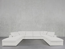 8-Seat Modular Double Lounger U-Sectional