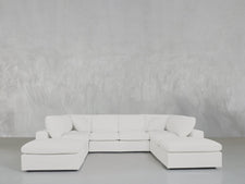 8-Seat Modular Double Lounger U-Sectional