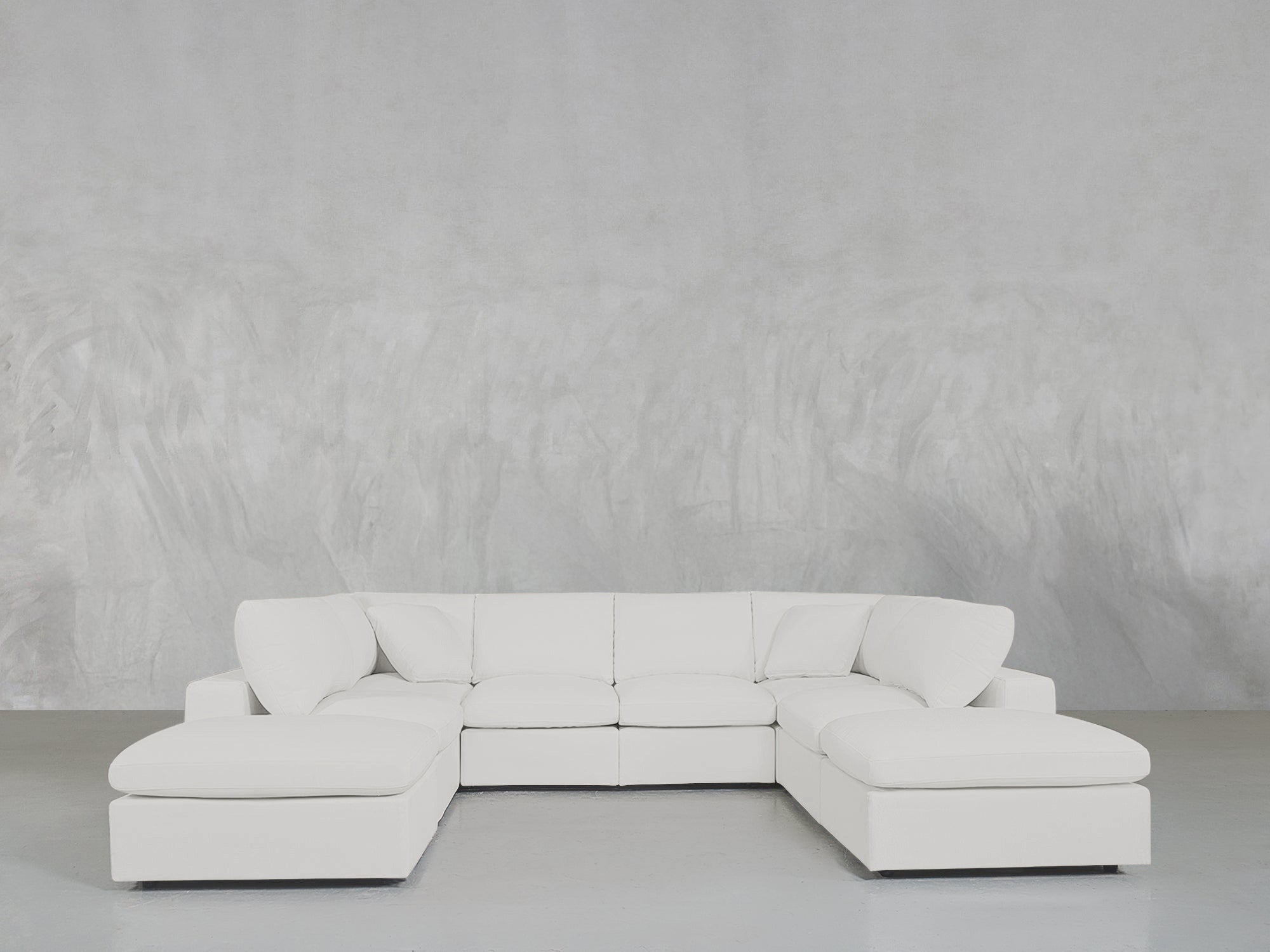 8-Seat Modular Double Lounger U-Sectional