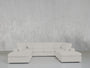 8-Seat Modular Double Lounger U-Sectional