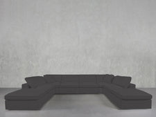 8-Seat Modular Double Lounger U-Sectional