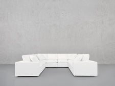 8 - Seat Modular U - Sectional - 7th Avenue