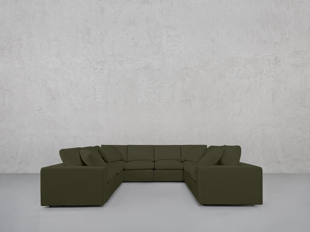 8-Seat Modular U-Sectional - 7th Avenue