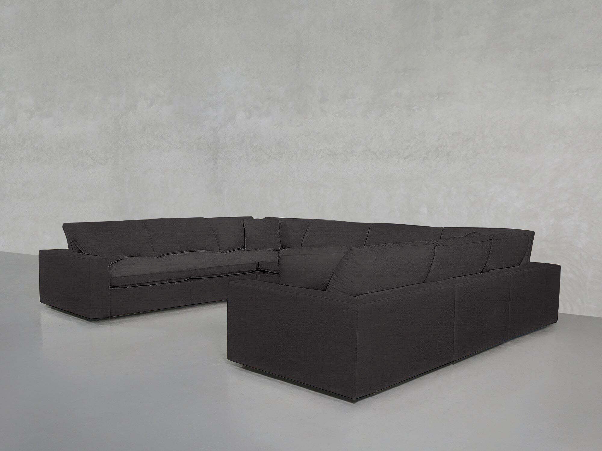 8 - Seat Modular U - Sectional - 7th Avenue