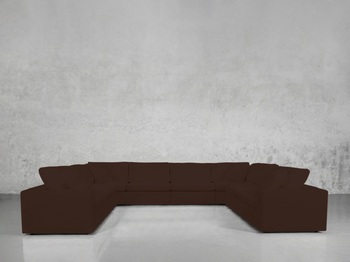 8 - Seat Modular U - Sectional - 7th Avenue