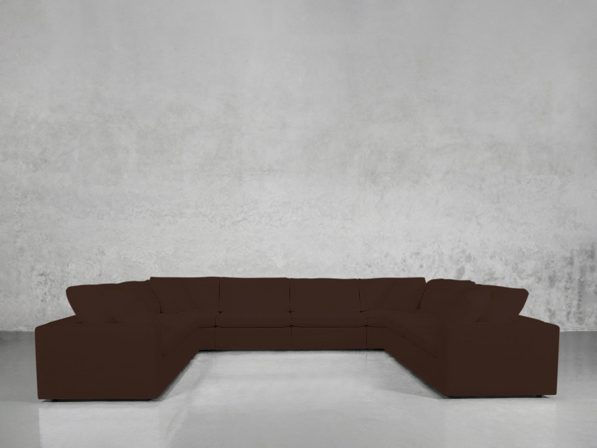 8 - Seat Modular U - Sectional - 7th Avenue