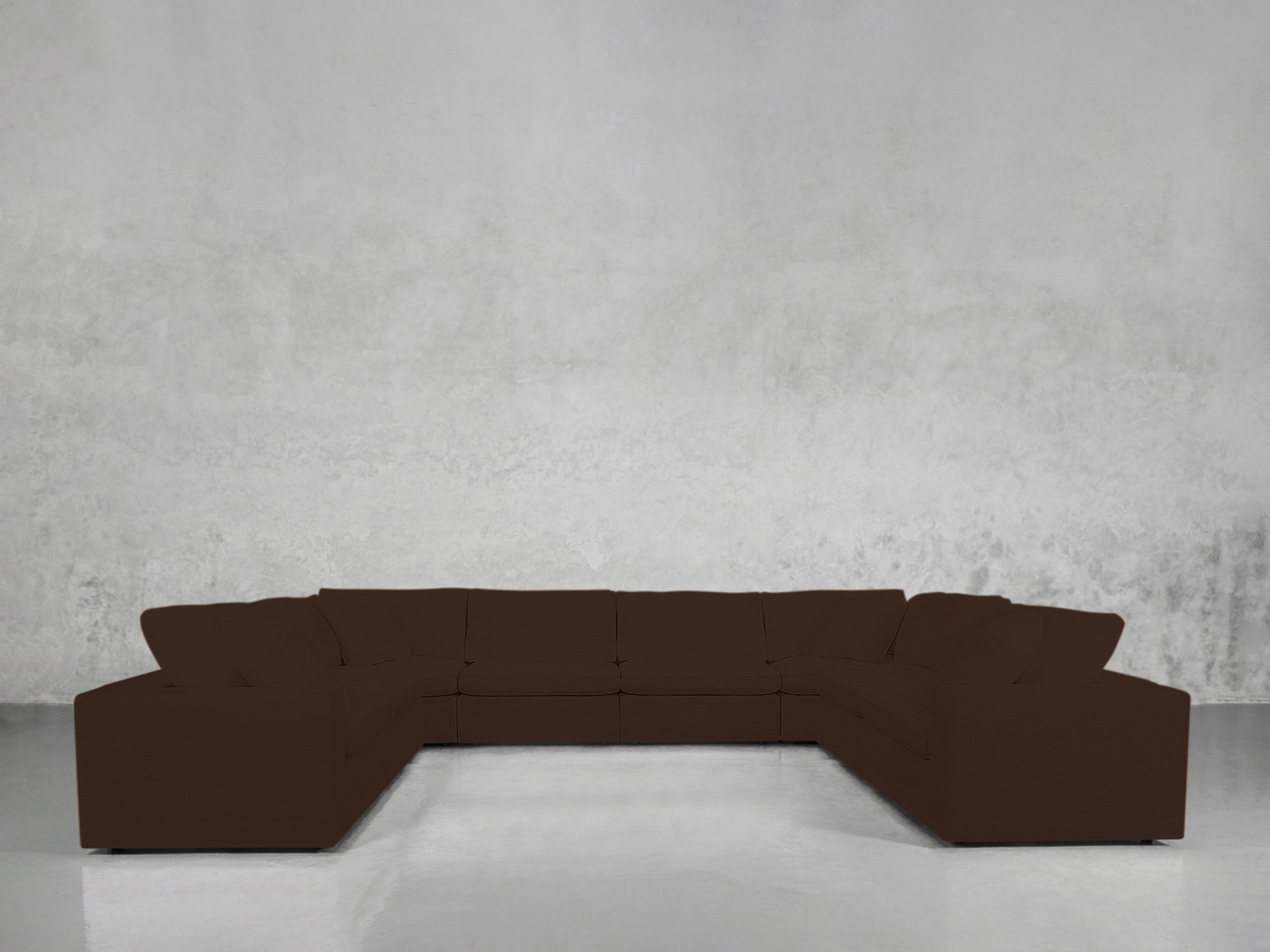 8 - Seat Modular U - Sectional - 7th Avenue