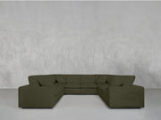 8-Seat Modular U-Sectional - 7th Avenue